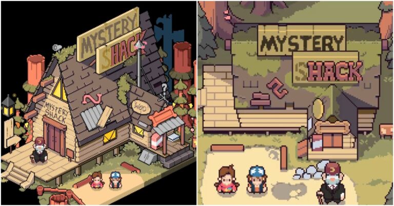 Read more about the article Take a Look at Gravity Falls Reimagined in Pixelated Style