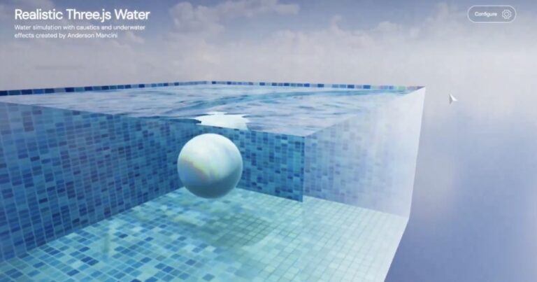 Read more about the article This Realistc Three.js Water Leaves Droplets On Screen