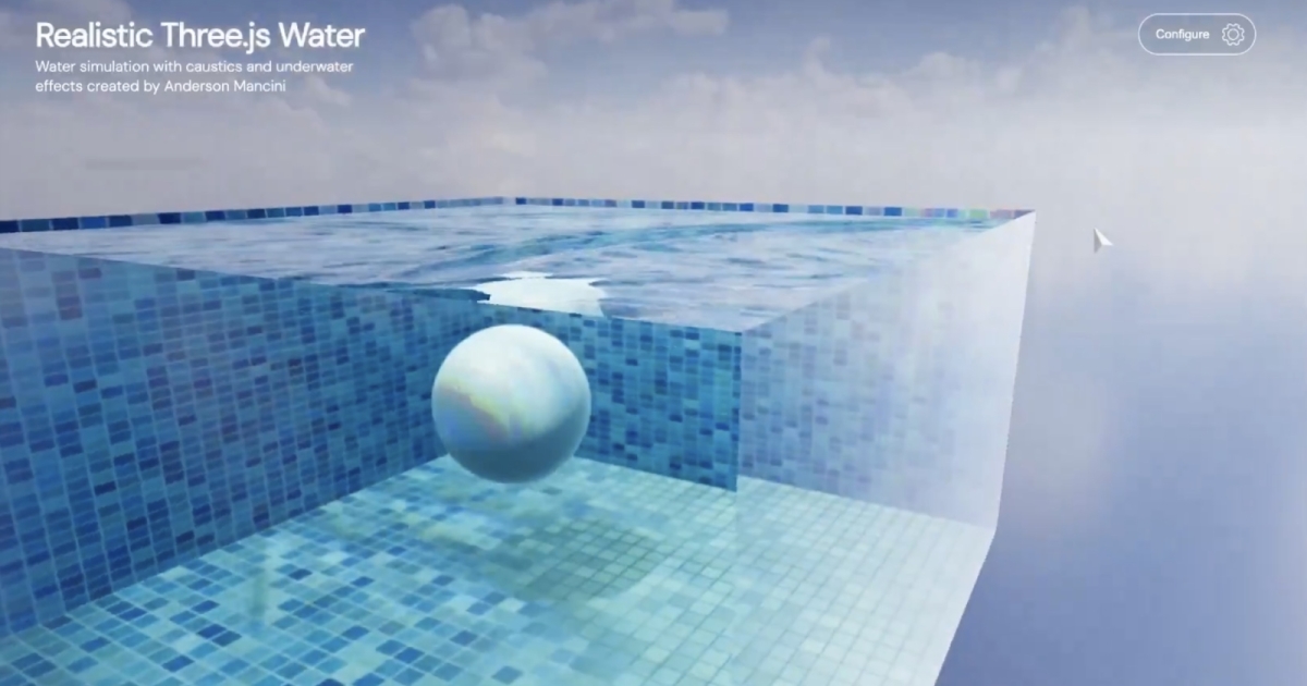 Read more about the article This Realistc Three.js Water Leaves Droplets On Screen