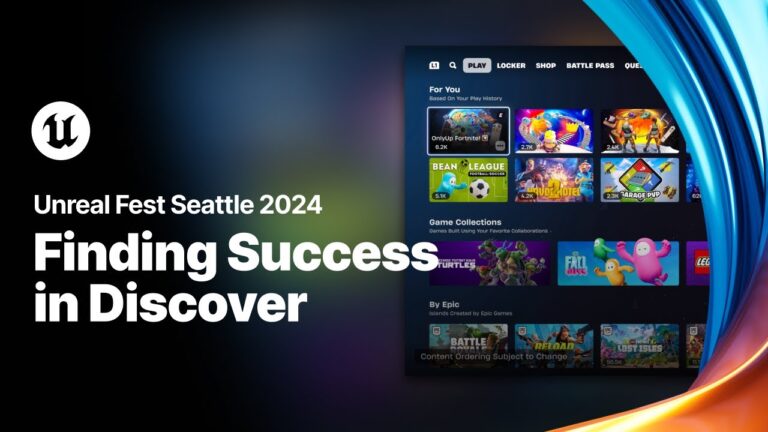 Read more about the article Finding Success in Discover | Unreal Fest 2024