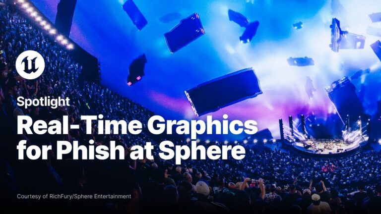 Read more about the article Moment Factory redefines live concerts with real-time visuals for Phish at Sphere