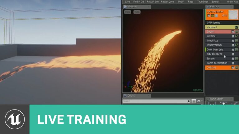 Read more about the article Particle Effect Collision | Live Training | Unreal Engine