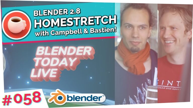 Read more about the article 2.80 RELEASE DATE with Campbell & Bastien! – Blender Today Live #58