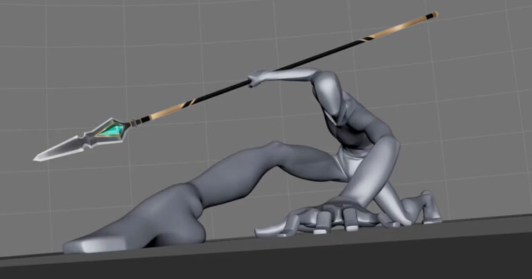 Read more about the article Check Out This Cool Spear Attack Animation Made with Maya