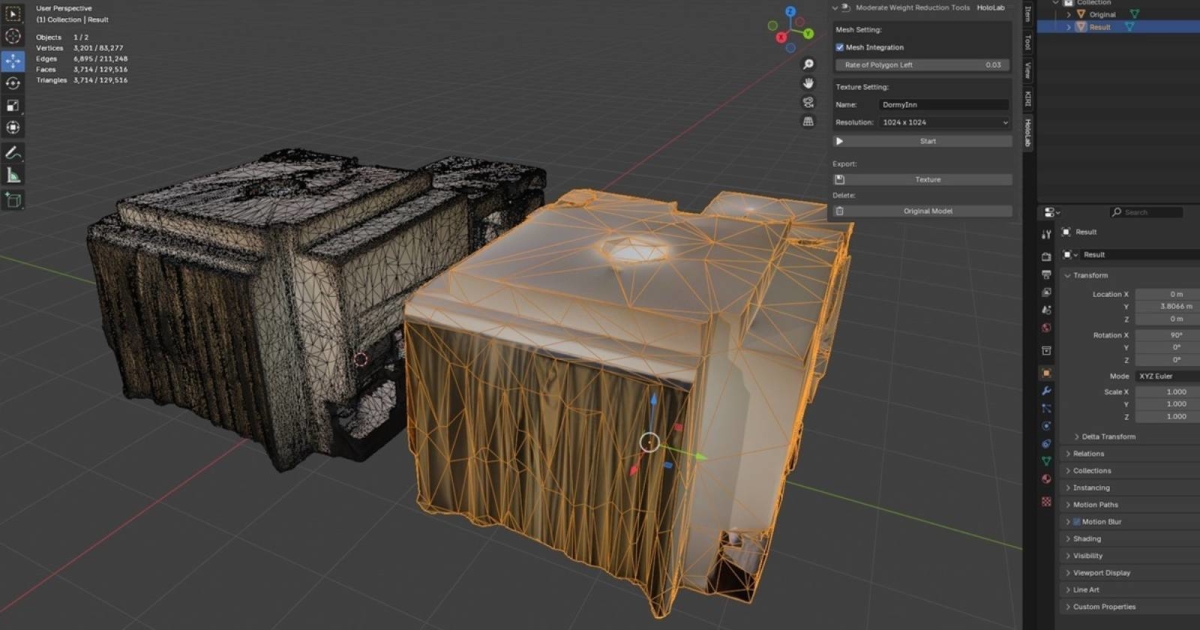 Read more about the article Easily Optimize 3D Scanned Models With This Free Blender Tool