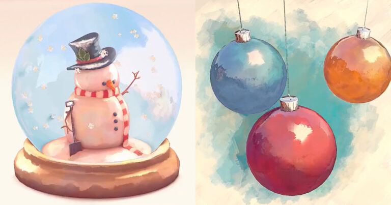 Read more about the article Let’s Celebrate Christmas with These Beautiful Painterly Shaders Made in Blender