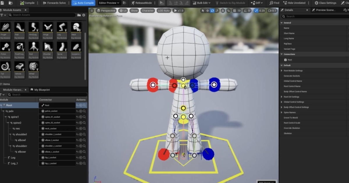 Read more about the article Rigging & Animating From Scratch With Unreal Engine 5’s Modular Control Rig