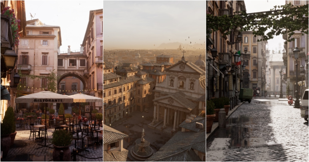 Read more about the article Take a Look at This Photorealistic 3D Italian City Scene Made with UE5