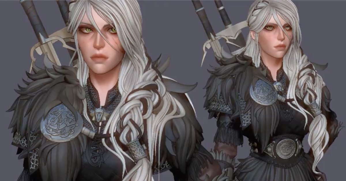 Read more about the article Take a Look at a 3D Model of Ciri from The Witcher 4 Made in ZBrush