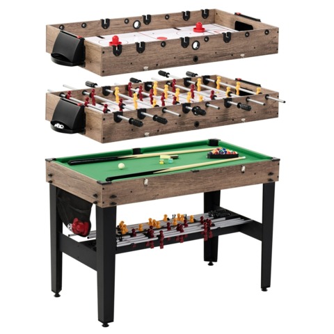 Read more about the article This 3-In-1 Foosball, Air Hockey, And Pool Table Is On Sale For $99