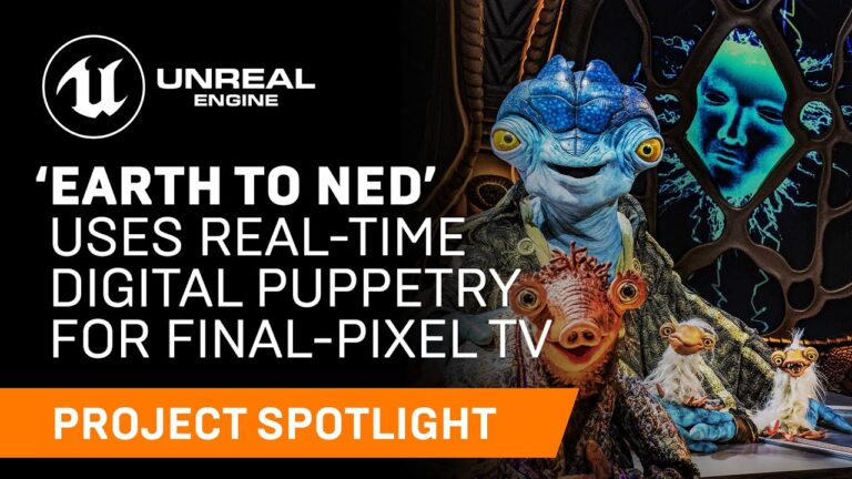 Read more about the article ‘Earth to Ned’ uses real-time digital puppetry for final-pixel TV | Spotlight | Unreal Engine