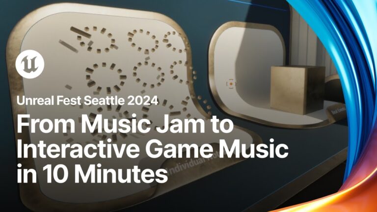 Read more about the article From Music Jam to Interactive Game Music in 10 Minutes | Unreal Fest 2024