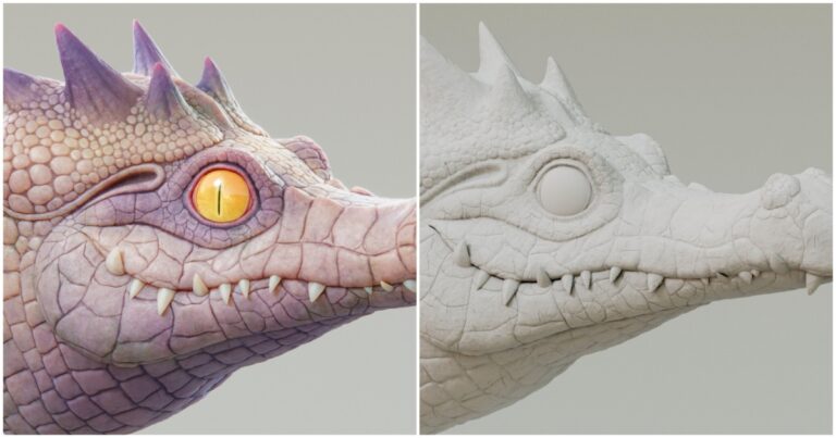 Read more about the article Adorable 3D Dragon Created with ZBrush & Marmoset Toolbag