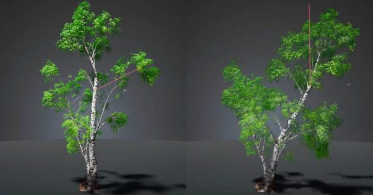 Read more about the article Check Out This Geometry Nodes-Powered Birch Tree Generator