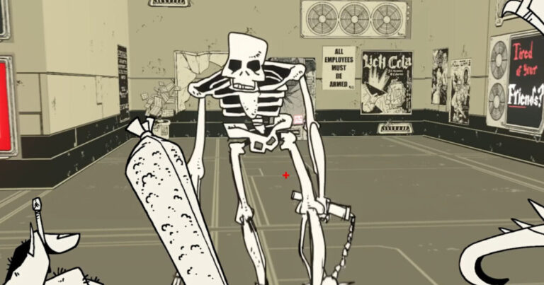 Read more about the article Check Out This Satirical Cartoon-Style Game About Office & Skeletons