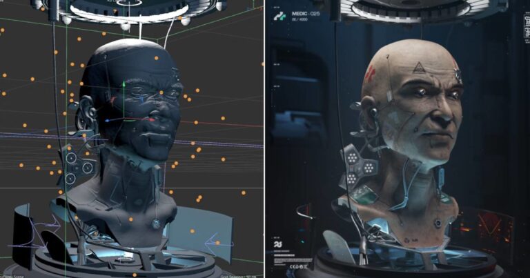 Read more about the article Crafting Cyberpunk Android Medic Character With ZBrush & Cinema 4D