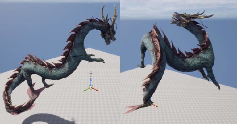 Read more about the article Create Procedural Chinese Dragon-Style Animations On Any Skeletal Mesh In UE5