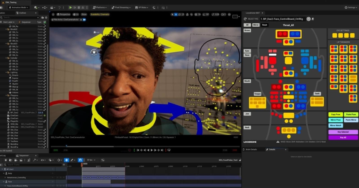 Read more about the article Free MetaHuman Animation Tool For Face & Body Control Rigs