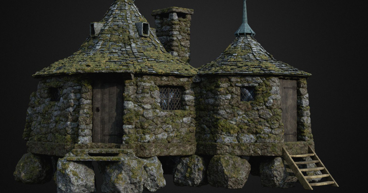 Read more about the article Hagrid’s Hut Made Procedural with Houdini