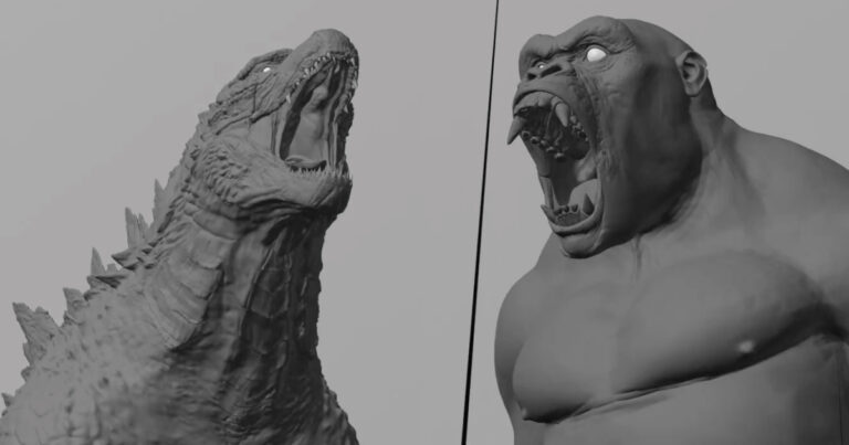 Read more about the article Neat Godzilla & King Kong Animation Made in Blender