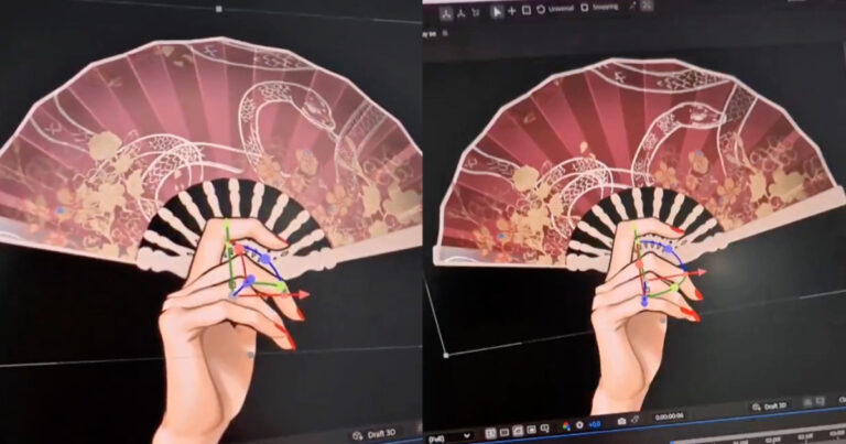 Read more about the article Stunning 3D-Like Fan with Dancing Snake Animation Created in Adobe After Effects