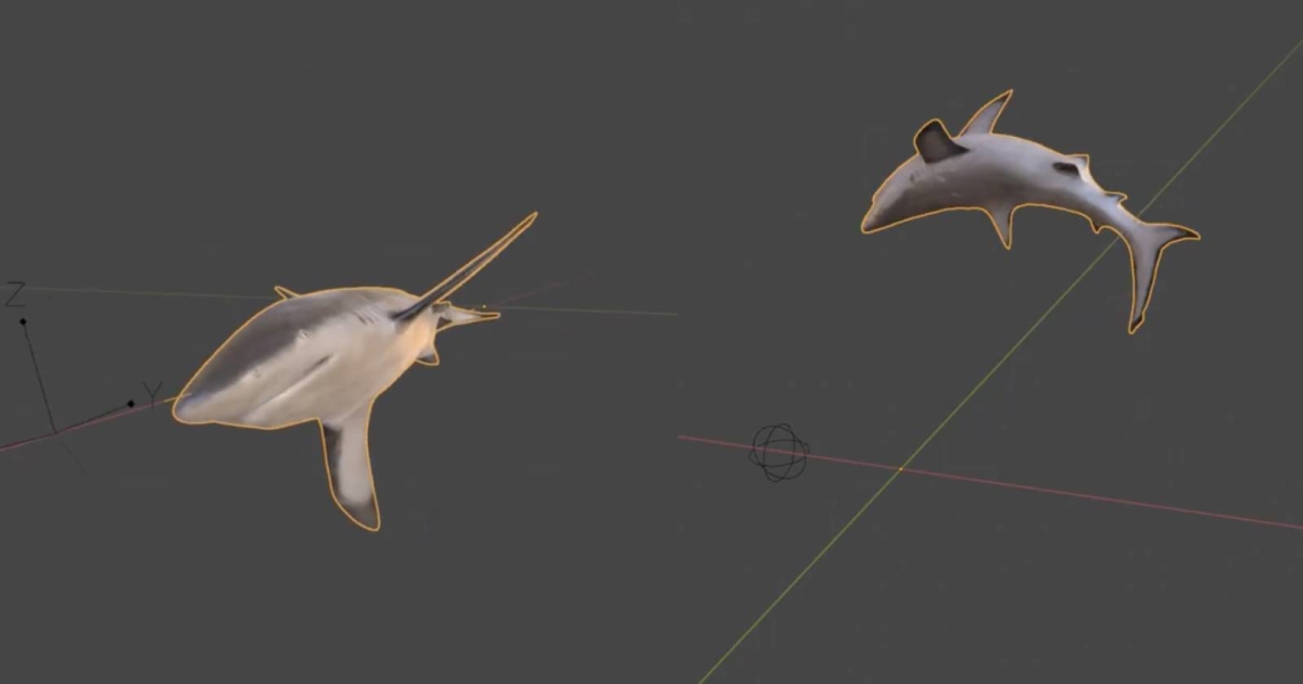 Read more about the article Watch This Shark Spin Using Blender’s Geometry Nodes