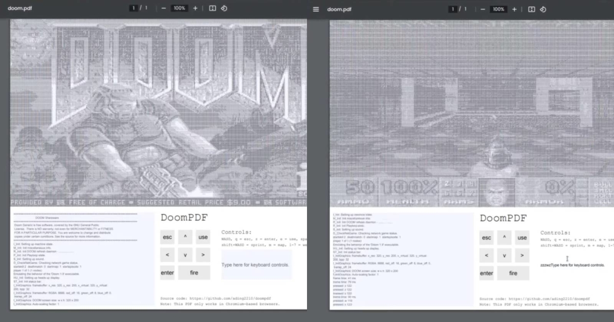 Read more about the article You Can Now Run DOOM In A PDF File