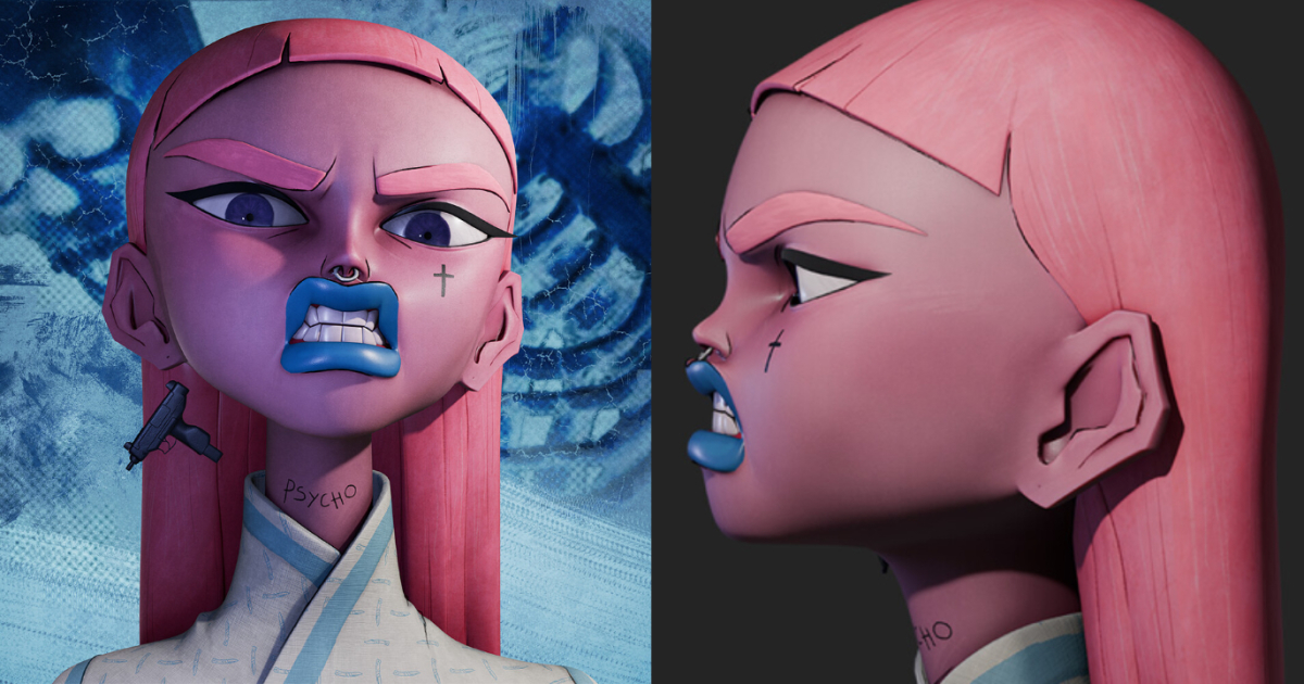 Read more about the article Check Out This Badass Stylized Girl Created in Blender