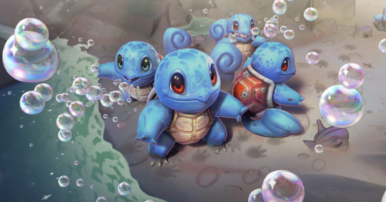 Read more about the article Check Out This Sweet Squirtle from Pokémon Blowing Bubbles in 3D