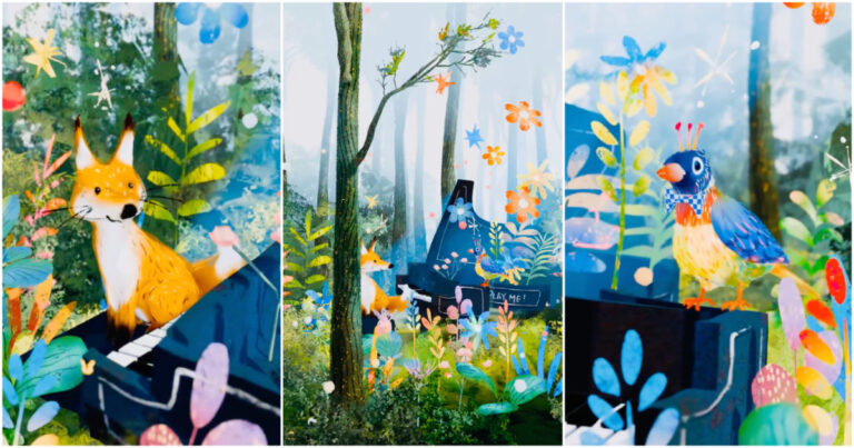 Read more about the article Cute 2D-Like Forest Scene in Gaku Tada’s Signature Style