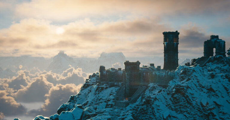 Read more about the article Detailed High Hrothgar from Skyrim Recreated in Unreal Engine 5