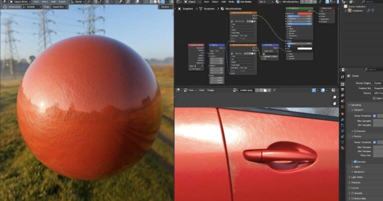 Read more about the article How To Create Realistic Scratched Car Paint Shader In Blender