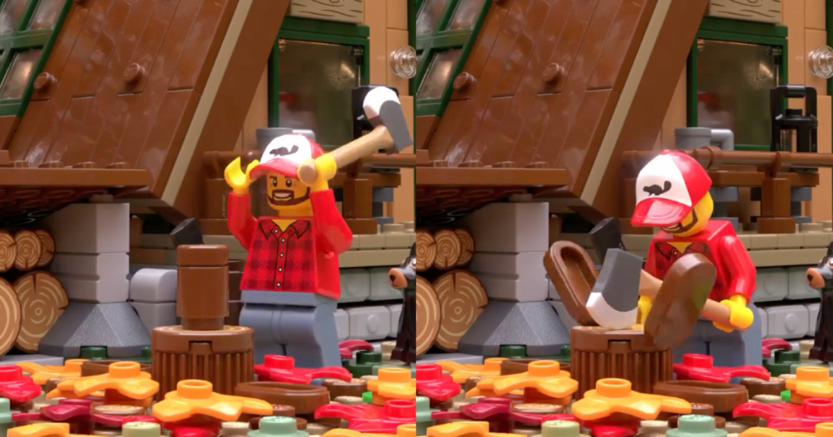 Read more about the article Nice Chopping Wood LEGO Animation Made in Blender