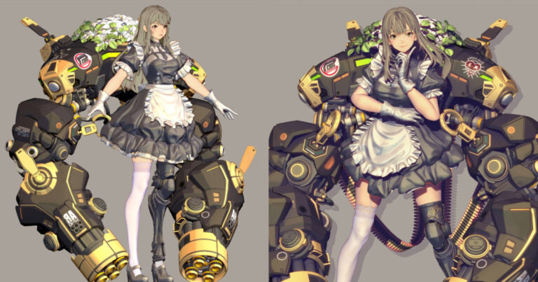 Read more about the article See This Adorable Mecha Maid from 4GROUND9