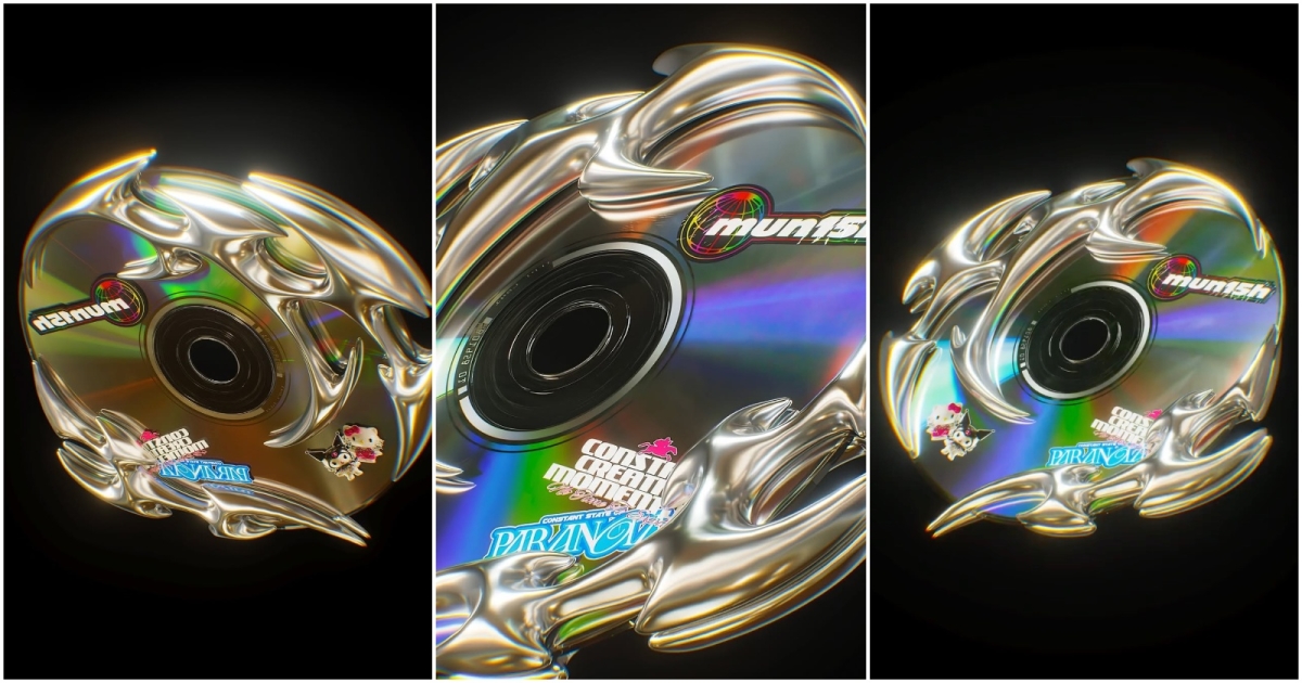 Read more about the article Stunning Y2K-Inspired CD Design Imagined In 3D With Cinema 4D