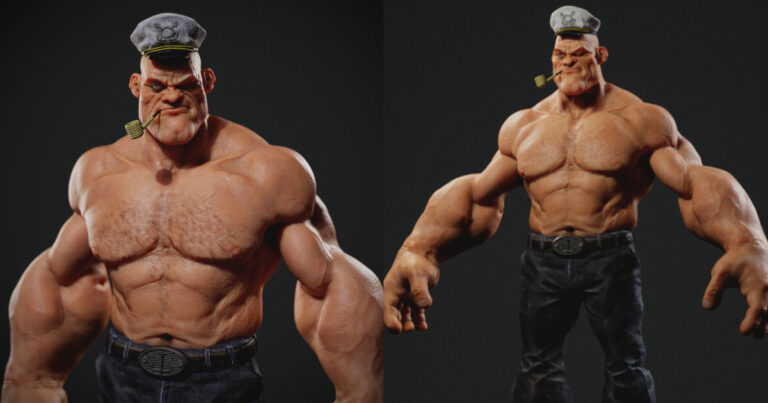 Read more about the article Stylized 3D Look for Popeye