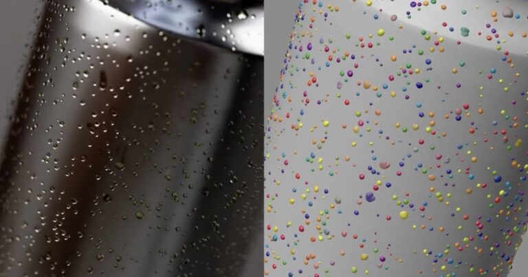 Read more about the article Take A Closer Look At These Water Droplets Made With Particles In Cinema4D