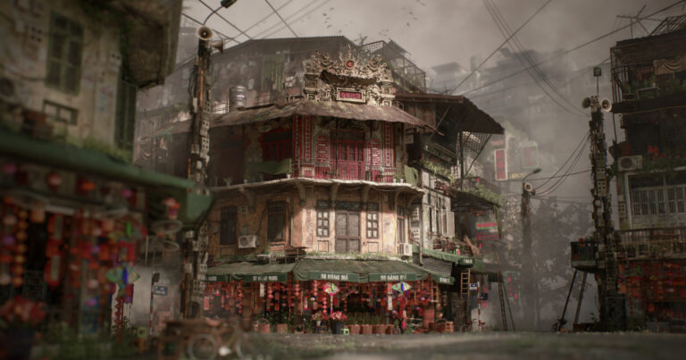 Read more about the article Take a Look at This Highly Detailed Cinematic UE5 Asian Urban Scene