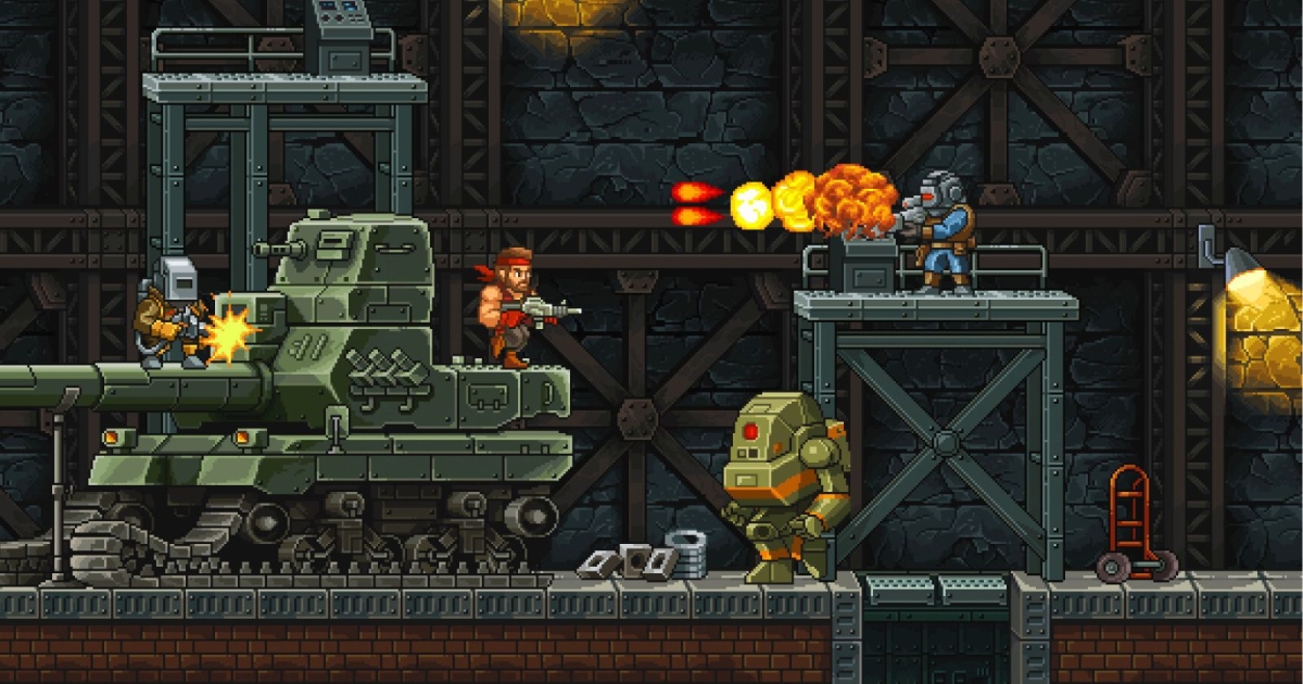 Read more about the article This Indie Action Platformer Where Metal Slug Meets Metroidvania Goes Live In Two Days