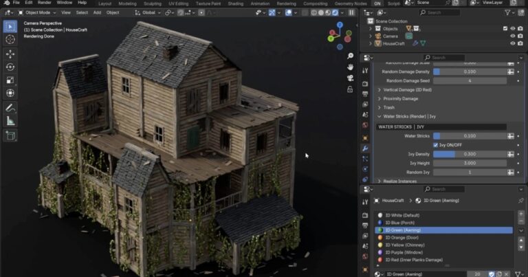 Read more about the article Turn Your Geometry Into Realistic Procedural Buildings In Blender With This Tool