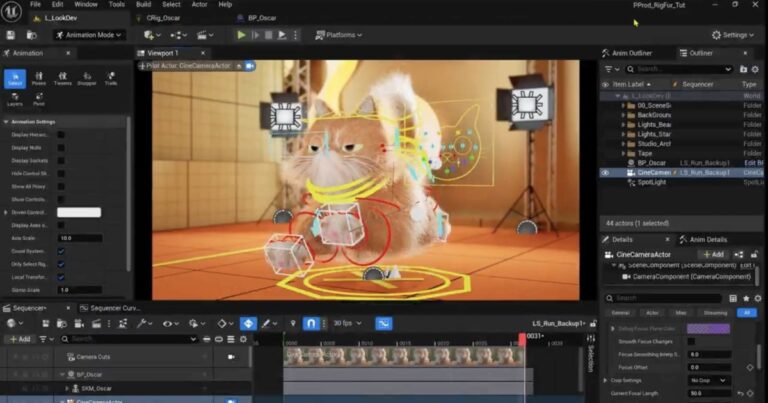 Read more about the article Tutorial: Control Rig & Fur Groom In Unreal Engine 5