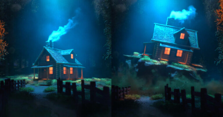 Read more about the article UFO Taking Cabin in the Woods Animation Made with Houdini