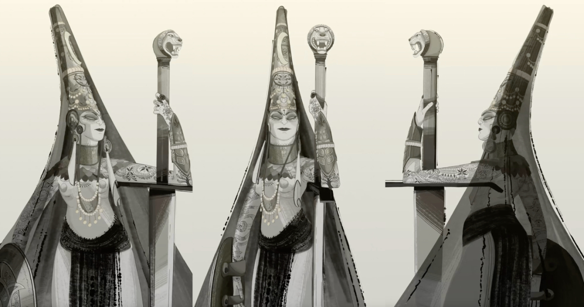 Read more about the article Gorgeous Detailed 2D-Like Canaanite Goddess Anat Created in Blender & ZBrush