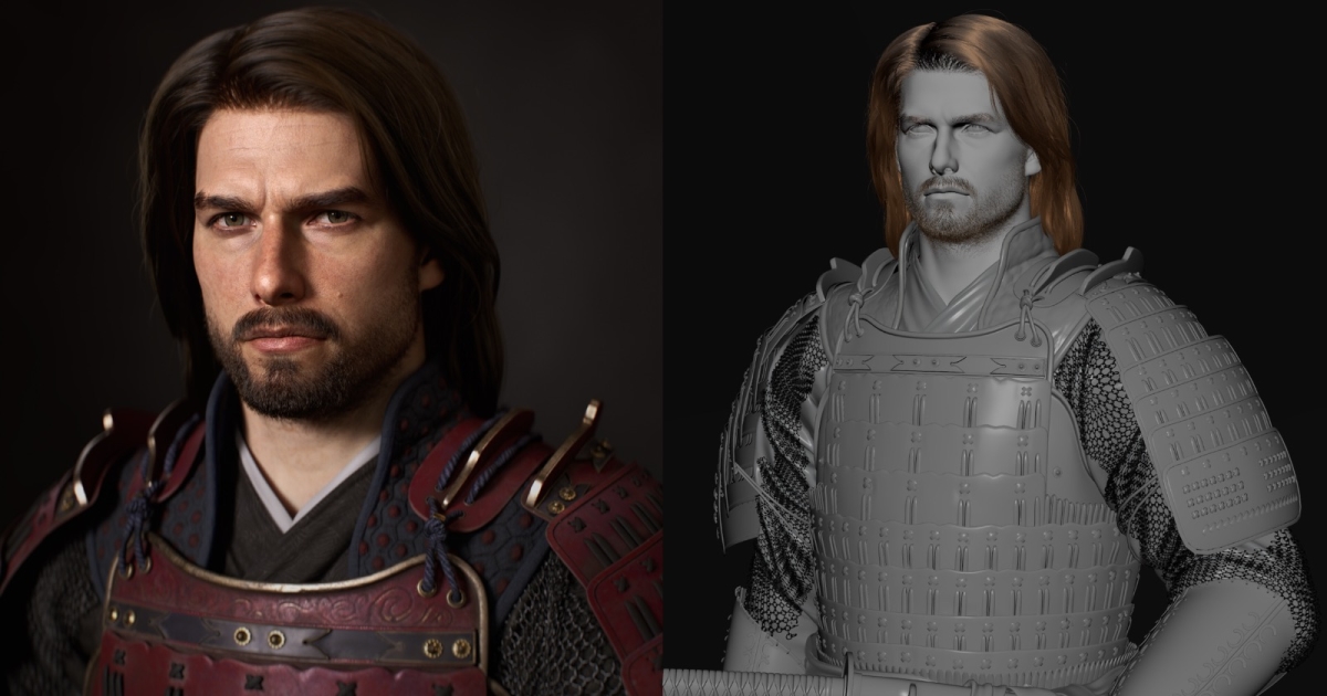 Read more about the article The Last Samurai’s Tom Cruise Recreated With ZBrush & Substance 3D Painter