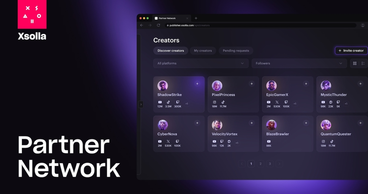Read more about the article Xsolla Partner Network Upgraded