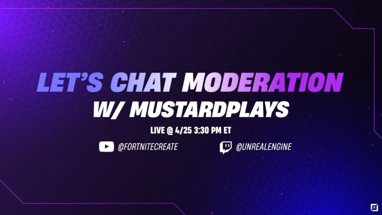 Read more about the article Let’s Chat Moderation with Mustard Plays | UEFN