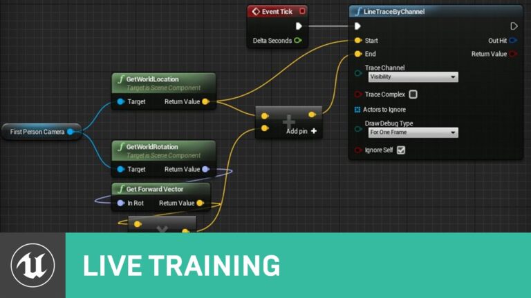 Read more about the article Blueprint Line & Shape Traces | Live Training | Unreal Engine