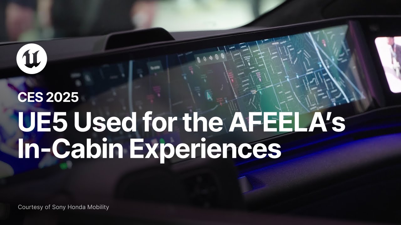 Read more about the article GenAI and UE5 Used for  AFEELA’s In-Cabin Experiences | CES 2025