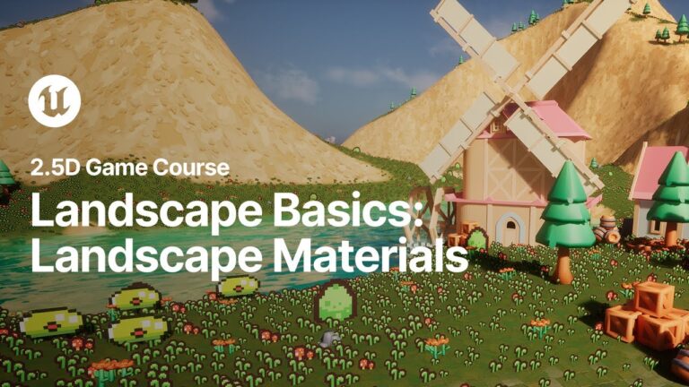 Read more about the article Landscape Basics: Landscape Materials | 2.5D Game Course