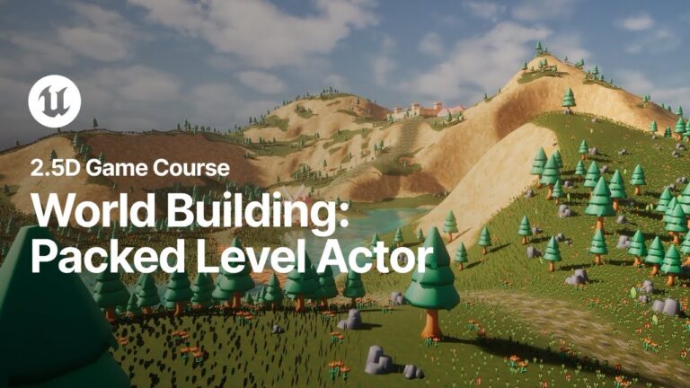 Read more about the article World Building: Packed Level Actor | 2.5D Game Course